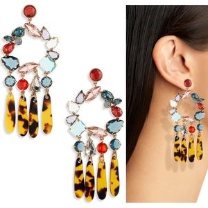 NWT J. Crew chandelier earrings